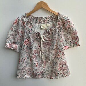 NWT Anthropologie Winifred Top Size 6